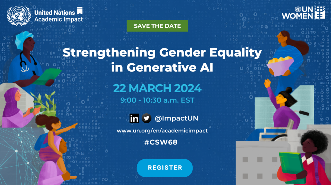 Register Now! Strengthening Gender Equality in Generative AI